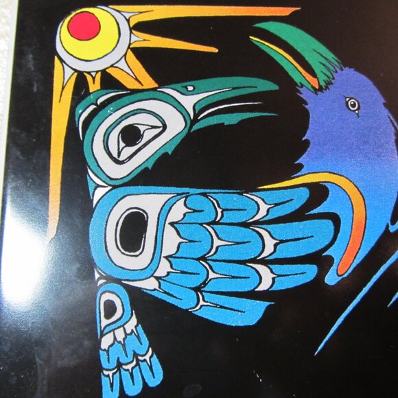 cermaic tile trivet inuit art canada by sue coleman (W4142) - Picture 3 of 6